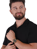 Buy Shop Versace Code Quartz Black Dial Black Leather Strap Watch For Men - VEPO00320 USA Online