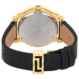 Buy Shop Versace Code Quartz Black Dial Black Leather Strap Watch For Men - VEPO00320 USA Online