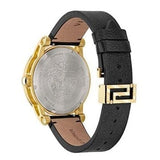 Buy Shop Versace Code Quartz Black Dial Black Leather Strap Watch For Men - VEPO00320 USA Online
