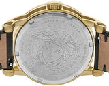 Buy Shop Versace Code Quartz Black Dial Black Leather Strap Watch For Men - VEPO00320 USA Online