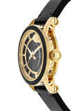 Buy Shop Versace Code Quartz Black Dial Black Leather Strap Watch For Men - VEPO00320 USA Online