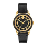 Buy Shop Versace Code Quartz Black Dial Black Leather Strap Watch For Men - VEPO00320 USA Online