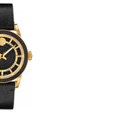 Buy Shop Versace Code Quartz Black Dial Black Leather Strap Watch For Men - VEPO00320 USA Online
