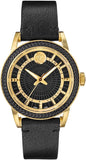 Buy Shop Versace Code Quartz Black Dial Black Leather Strap Watch For Men - VEPO00320 USA Online