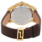 Buy Shop Versace Code Quartz Blue Dial Brown Leather Strap Watch For Men - VEPO00220 USA Online