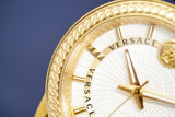 Buy Shop Versace Code Quartz Silver Dial Gold Steel Strap Watch For Men - VEPO00420 USA Online