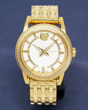 Buy Shop Versace Code Quartz Silver Dial Gold Steel Strap Watch For Men - VEPO00420 USA Online