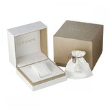 Buy Shop Versace Daphnis Analog Blue Dial Silver Steel Strap Watch for Women - VEOCA0124 USA Online