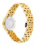 Buy Shop Versace Daphnis Quartz Black Dial Gold Steel Strap Watch for Women - VEOCA0524 USA Online