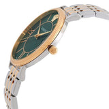 Buy Shop Versace Daphnis Quartz Green Dial Two Tone Steel Strap Watch for Women - VEOCA0424 USA Online