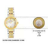 Buy Shop Versace Daphnis White Dial Two Tone Steel Strap Watch for Women - VEOCA0324 USA Online
