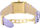 Buy Shop Versace Day Glam Chronograph Gold Dial Purple Leather Strap Watch for Women - VQF040015 USA Online