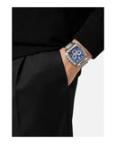 Buy Shop Versace Dominus Chronograph Blue Dial Silver Steel Strap Watch For Men - VE6H00423 USA Online