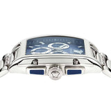 Buy Shop Versace Dominus Chronograph Blue Dial Silver Steel Strap Watch For Men - VE6H00423 USA Online