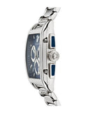 Buy Shop Versace Dominus Chronograph Blue Dial Silver Steel Strap Watch For Men - VE6H00423 USA Online