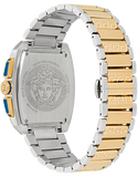 Buy Shop Versace Dominus Chronograph Blue Dial Two Tone Steel Strap Watch For Men - VE6H00723 USA Online