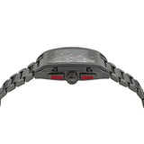 Buy Shop Versace Dominus Chronograph Quartz Black Dial Black Steel Strap Watch For Men - VE6H00623 USA Online