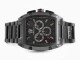 Buy Shop Versace Dominus Chronograph Quartz Black Dial Black Steel Strap Watch For Men - VE6H00623 USA Online