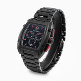 Buy Shop Versace Dominus Chronograph Quartz Black Dial Black Steel Strap Watch For Men - VE6H00623 USA Online