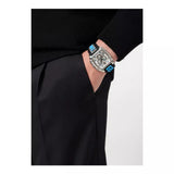 Buy Shop Versace Dominus Chronograph Silver Dial Black Rubber Strap Watch For Men - VE6H00123 USA Online