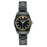 Buy Shop Versace DV One Mini Black Dial Black Steel Strap Watch for Women - VE9F00124 USA Online