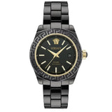 Buy Shop Versace DV One Mini Black Dial Black Steel Strap Watch for Women - VE9F00124 USA Online