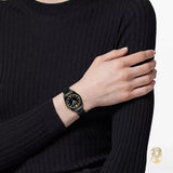 Buy Shop Versace DV One Mini Black Dial Black Steel Strap Watch for Women - VE9F00124 USA Online