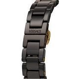 Buy Shop Versace DV One Mini Black Dial Black Steel Strap Watch for Women - VE9F00124 USA Online
