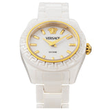 Buy Shop Versace DV One Mini White Dial White Ceramic Dial Watch for Women - VE9F00224 USA Online