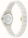 Buy Shop Versace DV One Mini White Dial White Ceramic Dial Watch for Women - VE9F00224 USA Online