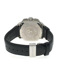Buy Shop Versace Dylos Analog Black Dial Black Leather Strap Watch for Men - VQC010015 USA Online