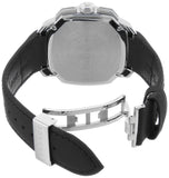 Buy Shop Versace Dylos Analog Black Dial Black Leather Strap Watch for Men - VQC010015 USA Online