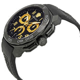 Buy Shop Versace Dylos Chronograph Black Dial Black Rubber Strap Watch for Men - VQC020015 USA Online