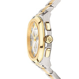 Buy Shop Versace Dylos Chronograph Silver Dial Two Tone Steel Strap Watch for Men - VQC030015 USA Online
