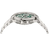 Buy Shop Versace Grace Chronograph Quartz Green Dial Silver Steel Strap Watch For Men - VEZ900121 USA Online