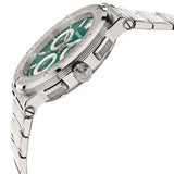 Buy Shop Versace Grace Chronograph Quartz Green Dial Silver Steel Strap Watch For Men - VEZ900121 USA Online