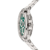 Buy Shop Versace Grace Chronograph Quartz Green Dial Silver Steel Strap Watch For Men - VEZ900121 USA Online