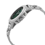 Buy Shop Versace Greca Action Chronograph Quartz Green Dial Silver Steel Strap Watch for Men - VE3J00422 USA Online