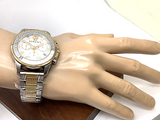 Buy Shop Versace Greca Action Chronograph Quartz Silver Dial Two Tone Steel Strap Watch for Men - VE3J00522 USA Online