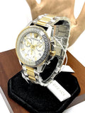 Buy Shop Versace Greca Action Chronograph Quartz Silver Dial Two Tone Steel Strap Watch for Men - VE3J00522 USA Online