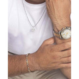 Buy Shop Versace Greca Action Chronograph Quartz Silver Dial Two Tone Steel Strap Watch for Men - VE3J00522 USA Online