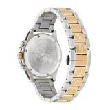 Buy Shop Versace Greca Action Chronograph Quartz Silver Dial Two Tone Steel Strap Watch for Men - VE3J00522 USA Online