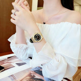 Buy Shop Versace Greca Black Dial Black Leather Strap Watch for Women - VEVH00320 USA Online
