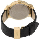 Buy Shop Versace Greca Black Dial Black Leather Strap Watch for Women - VEVH00320 USA Online