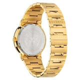 Buy Shop Versace Greca Black Dial Gold Steel Strap Watch for Women - VEVH00820 USA Online