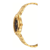 Buy Shop Versace Greca Black Dial Gold Steel Strap Watch for Women - VEVH00820 USA Online