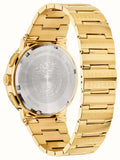 Buy Shop Versace Greca Chronograph Black Dial Gold Steel Strap Watch For Men - VEZ900421 USA Online