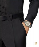 Buy Shop Versace Greca Chronograph White Dial Two Tone Steel Strap Watch For Men - VEZ900321 USA Online