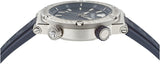Buy Shop Versace Greca Diver Quartz Blue Dial Blue Rubber Strap Watch for Men - VE8G00124 USA Online