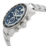 Buy Shop Versace Greca Dome Chronograph Blue Dial Silver Steel Strap Watch for Men - VE6K00323 USA Online